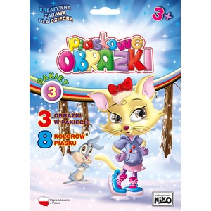 Piaskowe obrazki pakiet 3