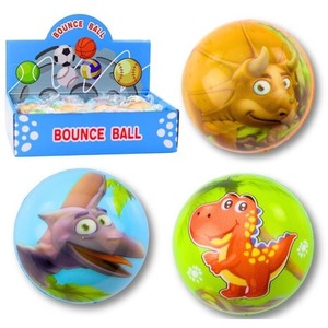 Piłka piankowa 6,5cm Dinozaury MIX