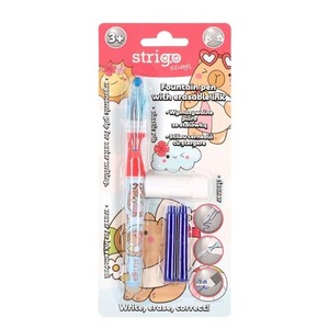 Pióro wymazywalne Strigo ze stalówką Kapibara niebieskie