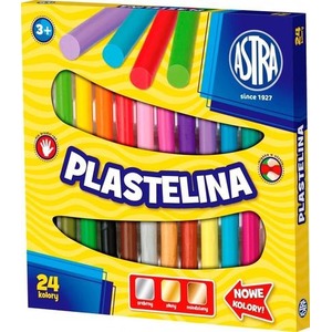 Plastelina 24 kolory ASTRA
