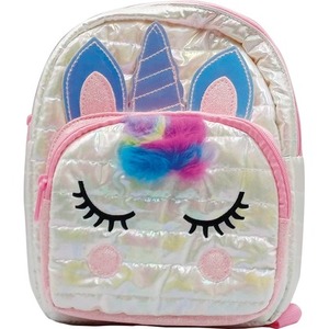 Plecak puffy Unicorn biały STnux