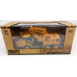 Pojazd budowlany - koparka metalowa