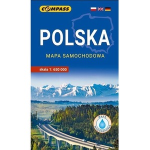 Polska - mapa samochodowa w.2026 1:650 000