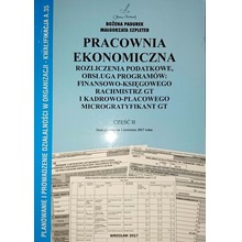Pracownia Ekonomiczna cz.II Rozliczenia podatkowe