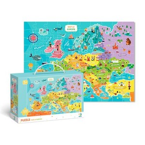 Puzzle 100 Mapa Europy