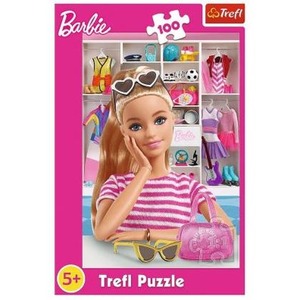 Puzzle 100 Poznaj Barbie TREFL