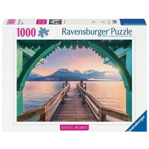 Puzzle 1000 Footbridge at Lac d'Annecy