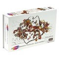 Puzzle 103 drewniane kolorowe Koń