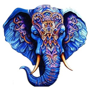 Puzzle 174 drewniane Słoń