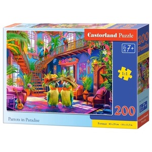 Puzzle 200 Parrots in Paradise CASTOR