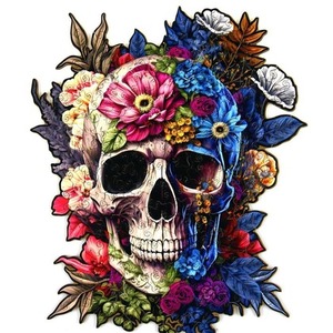 Puzzle 232 drewniane Czaszka