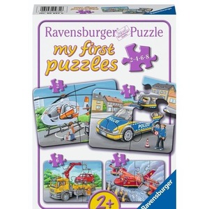Puzzle 2/4/6/8 Emergency Vehicles