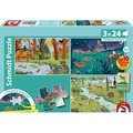 Puzzle 3 24 Leśne zwierzęta