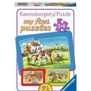 Puzzle 3x6 My Animal Friends