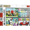 Puzzle 4w1 Snoopy Fistaszkowe przygody TREFL