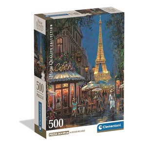 Puzzle 500 Night At The Eiffel Cafe