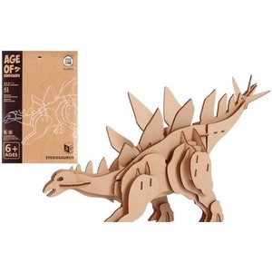 Puzzle drewniane 3D Dinozaur Stegozaurus