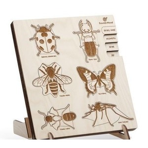 Puzzle drewniane - Do biedronki przyszedł żuk