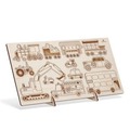 Puzzle drewniane - Wszystko do jazdy