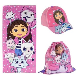 Ręcznik, czapka, worek na ramiona Koci Domek Gabi