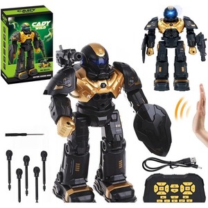 Robot na radio sterowany gestem strzela