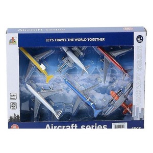 Samolot pasażerski metalowy 6szt