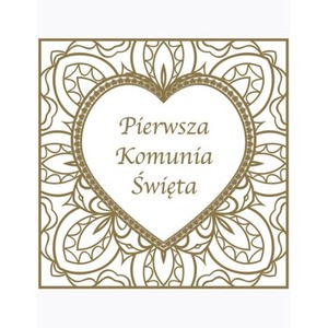 Serwetki MAKI Lunch SL 330x330 Komunia 002401