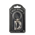 Silver Letter Keyring - brelok do kluczy litera D