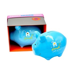 Skarbonka mała świnka "Kasa na domek" SKM-011