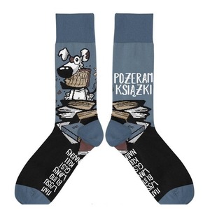 Skarpetki Pożeram książki rozm. 37/41
