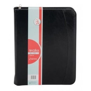 Teczka A4 709 czarna na suwak ANTRA