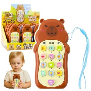 Telefon interaktywny Kapibara brązowy