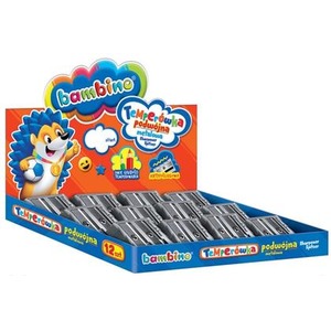 Temperówka podwójna metalowa (12szt) BAMBINO