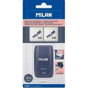 Temperówko-gumka Compact 1918 granatowa + 2 gumki