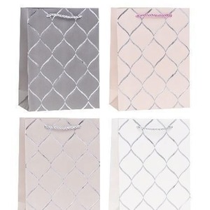 Torebka ozdobna 26x32x10cm hot-stamp mix ROZETTE