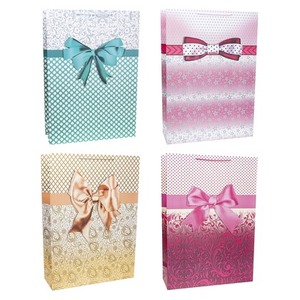 Torebki prezentowe Lux gigant Kokardki 12 sztuk