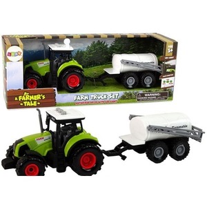 Traktor z przyczepką