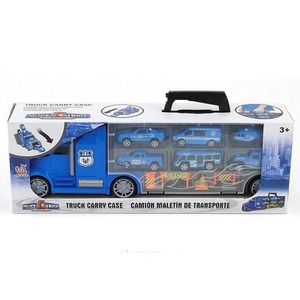 Transporter policyjny z 6 autami