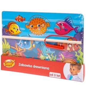 Układanka drewniana Łowienie magnes