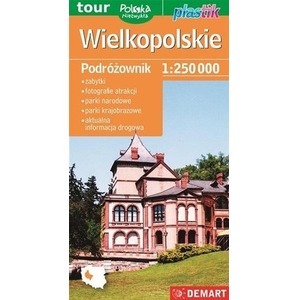 Wielkopolskie. Podróżownik mapa tur. 1:250 000