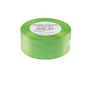Wstążka satynowa zielone 38mmx32m