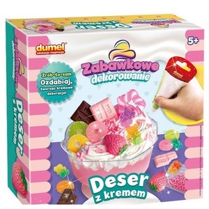 Zabawkowe dekorowanie Deser z kremem