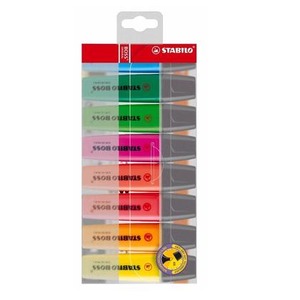 Zakreślacz Boss 70 etui 8 kolorów STABILO