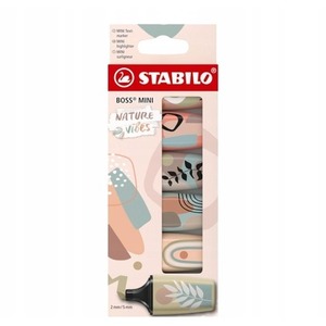 Zakreślacz Boss Mini Nature vibes 6szt