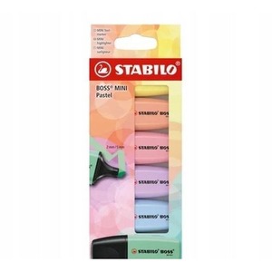 Zakreślacz Boss Mini Pastel 6szt