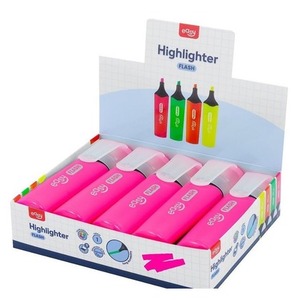 Zakreślacz Flash różowy (10szt) EASY