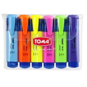 Zakreślacz Mistral mix 6 kolorów TOMA
