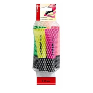 Zakreślacz Neon 5 kolorów STABILO