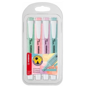 Zakreślacz Swing Cool etui 4 kolory Pastel STABILO