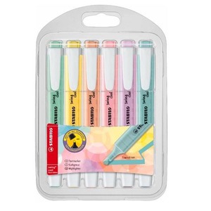 Zakreślacz SwingCool etui 6 kolorów Pastel STABILO